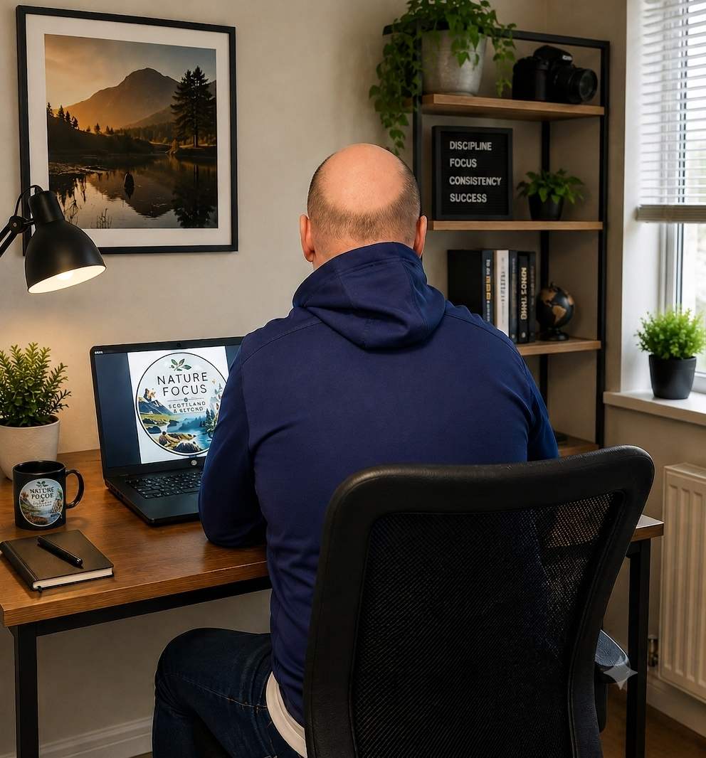 Behind the scenes workspace
